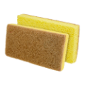 Image sur Éponge à récurer brun et beige en celullose -  3'' x 6'' 